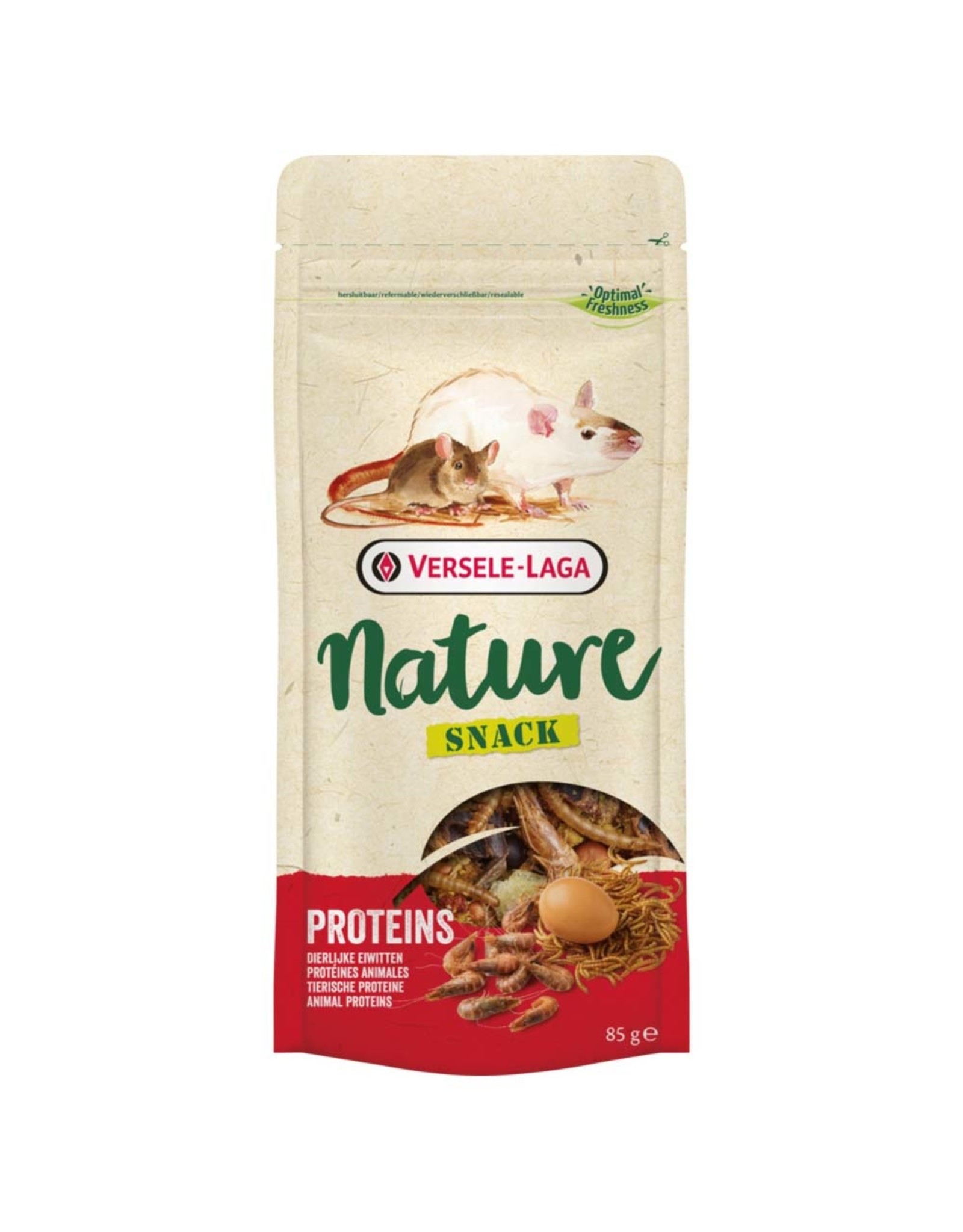 Versele-Laga Nature Snack Proteins (shrimps, egg and mealworms)