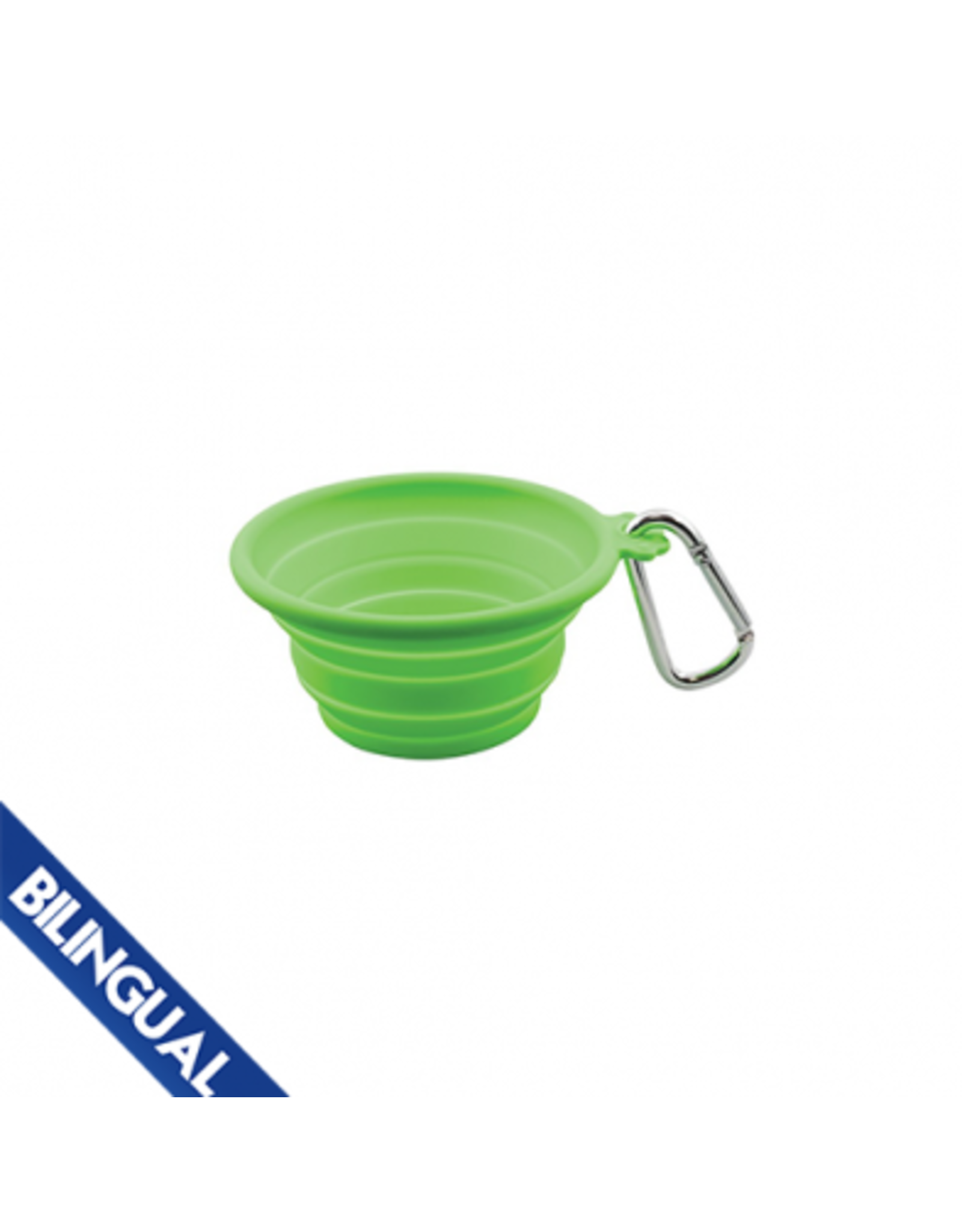 FoufouBRANDS™ FFD Pet™ Silicone Collapsible Travel Bowls Lime Small