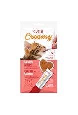 Catit Catit Creamy Salmon Lickable Cat Treats [5x15g]