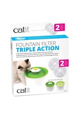 Catit Catit  Triple Action Fountain Filter 2 pack