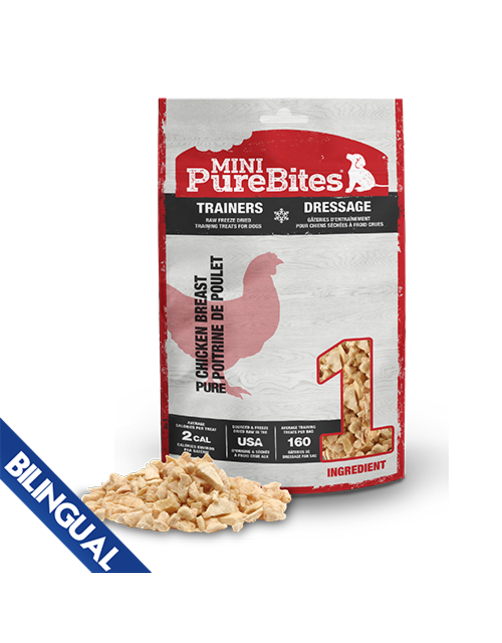 PUREBITES -MINITRAINERS CHICKEN BREAST 60 GM