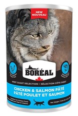Boreal Boreal West Coast Chicken And Salmon Pate Canned Cat Food 1x400g Boreal Boreal West Coast Chicken And Salmon Pate Canned Cat Food 1x400g