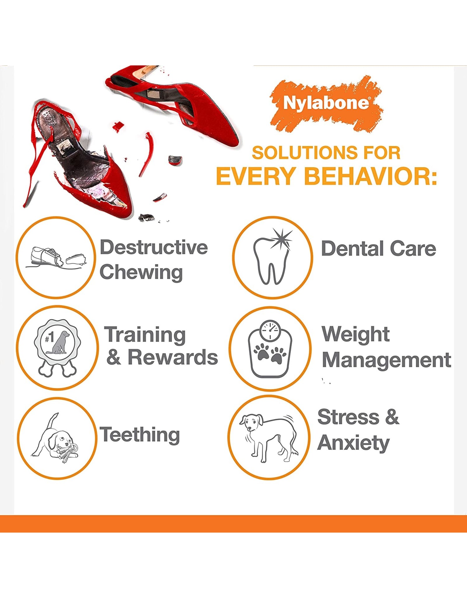 Nylabone Nylabone Just for Puppies Petite Pink Dental Bone Puppy Dog Chew Toy