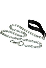 Hamilton Hamilton® Chain Leash with Nylon Handle for Dogs Extra Heavy 4'