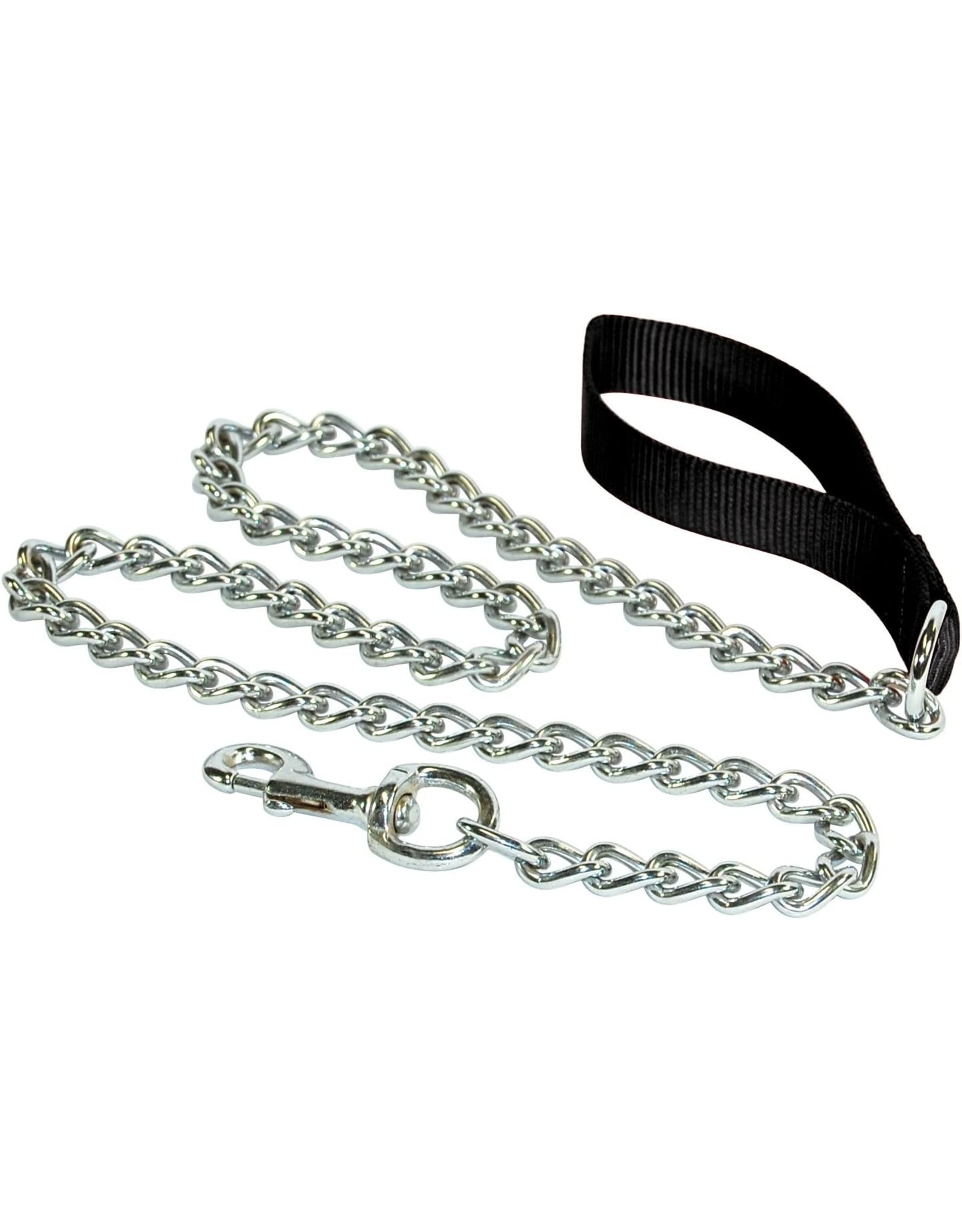 Hamilton Hamilton® Chain Leash with Nylon Handle for Dogs Extra Heavy 4'