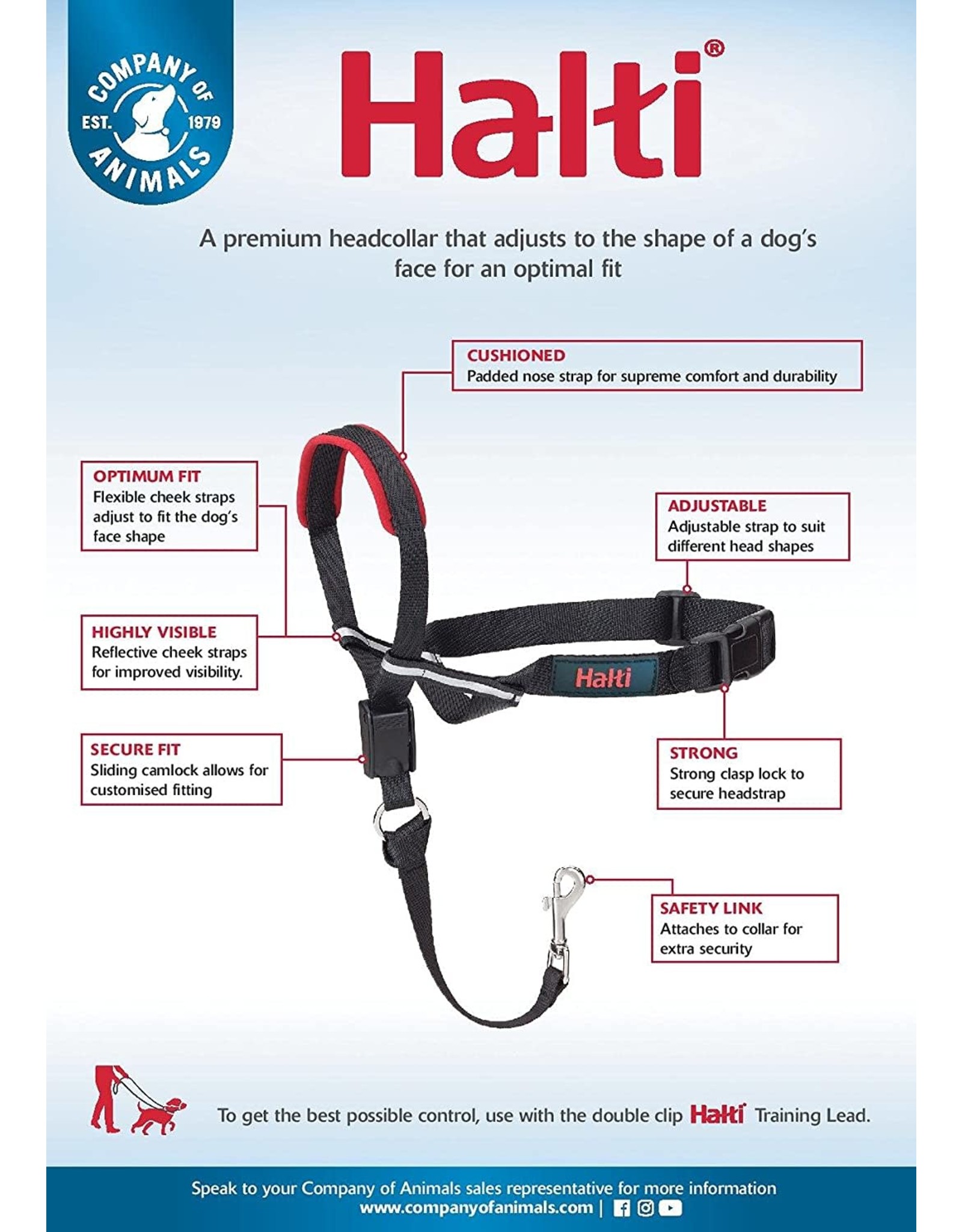 Halti Company of Animals® Halti® OptiFit Headcollar
