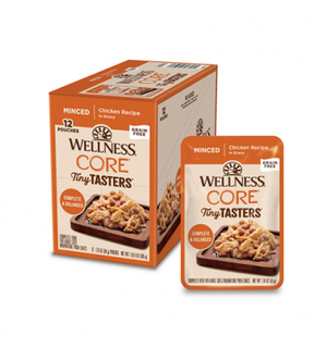 Wellness Wellness® CORE® Tiny Tasters™ Minced Chicken in Gravy Wet Cat Food 1.75oz