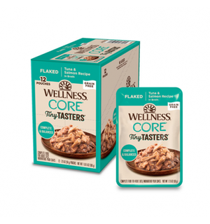 Wellness Wellness® CORE® Tiny Tasters™ Flaked Tuna & Salmon in Sauce Wet Cat Food 1.75oz