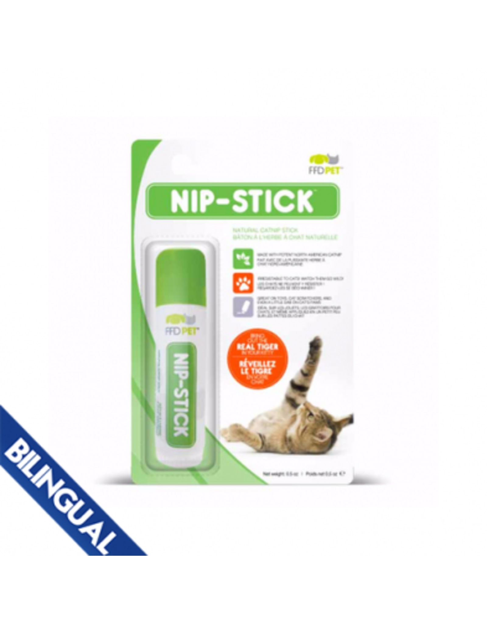 foufouBRANDS™ FFD Pet™ Nip-Stick® Natural Catnip Stick for Cats (Blister Pack)