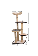 PetPals PetPals Group© TREEHOUSE Natural 4-Level Cat Tree