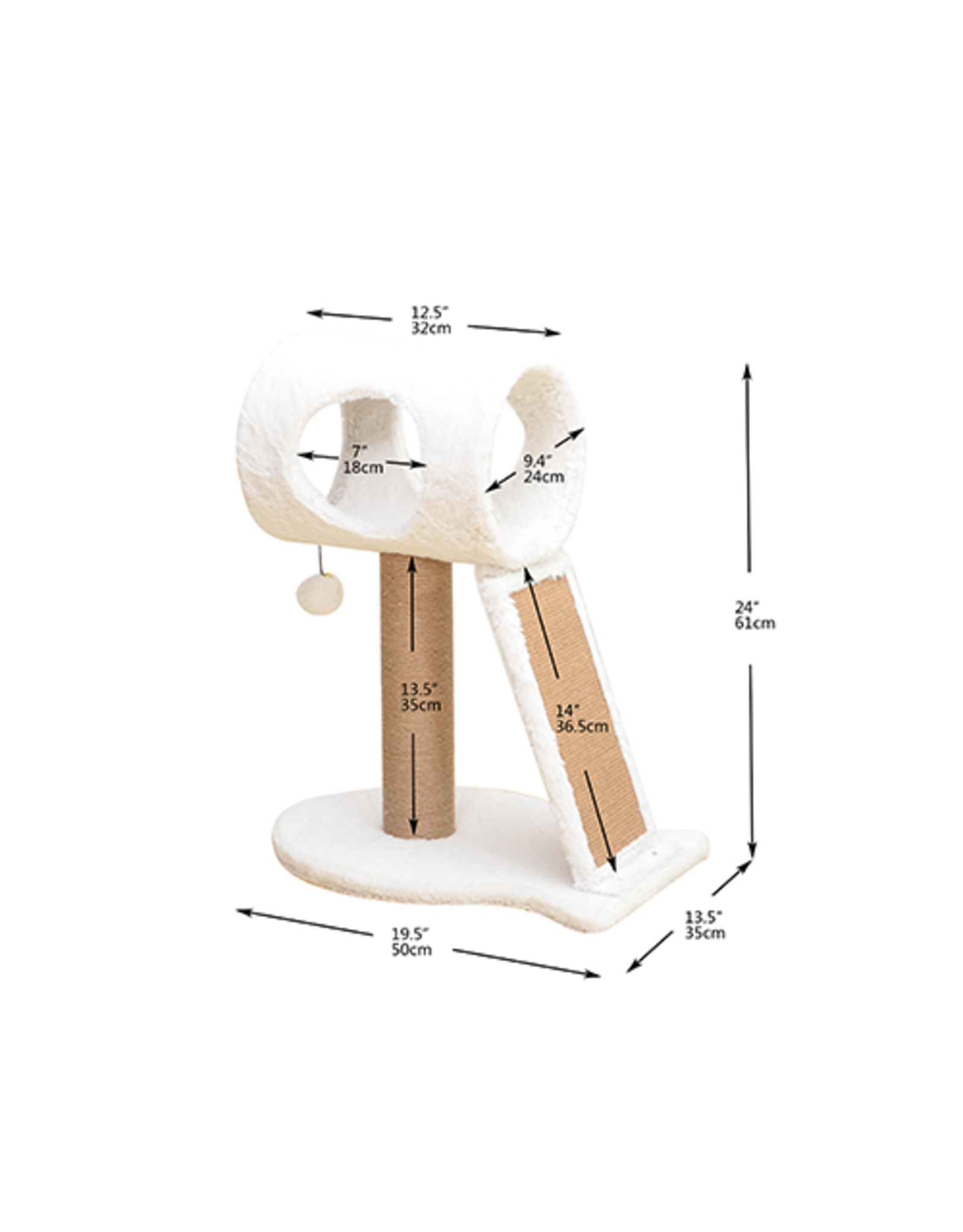 PetPals PetPals Group© SPACE NEEDLE 2-Level Cat Tree