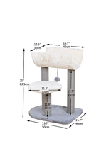 PetPals PetPals Group© CRADLE Minimalist 3-level Cat Tree Tower