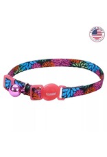 Safe Cat Fashion Adj Breakaway Collar Wild Flower Cat 1pc 3/8x8-12in Safe Cat Fashion Adj Breakaway Collar Wild Flower Cat 1pc 3/8x8-12in