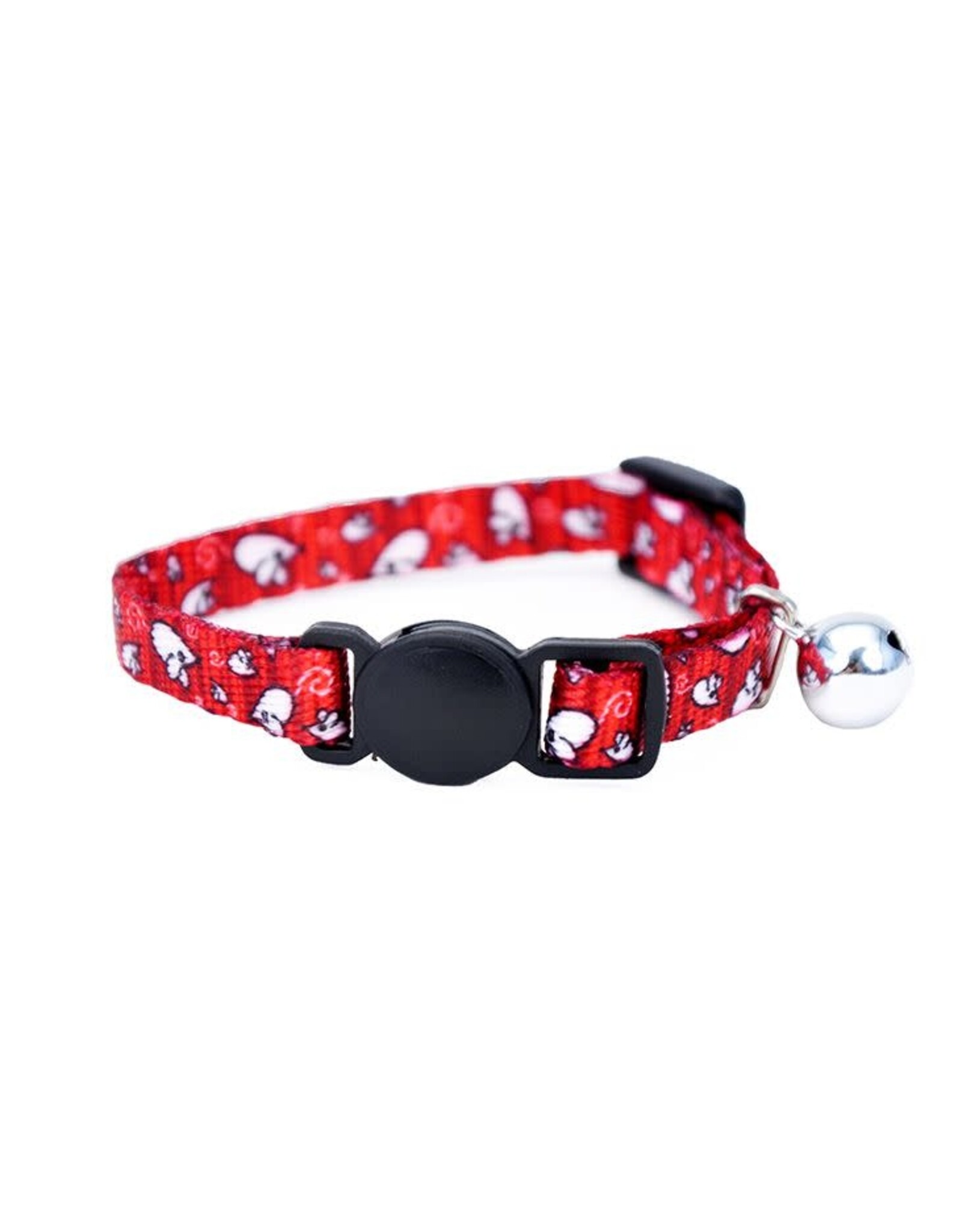 LI'L PALS Li'l Pals Adjustable Breakaway Kitten Collar Red Mice Cat 1pc 5/16x6-8in