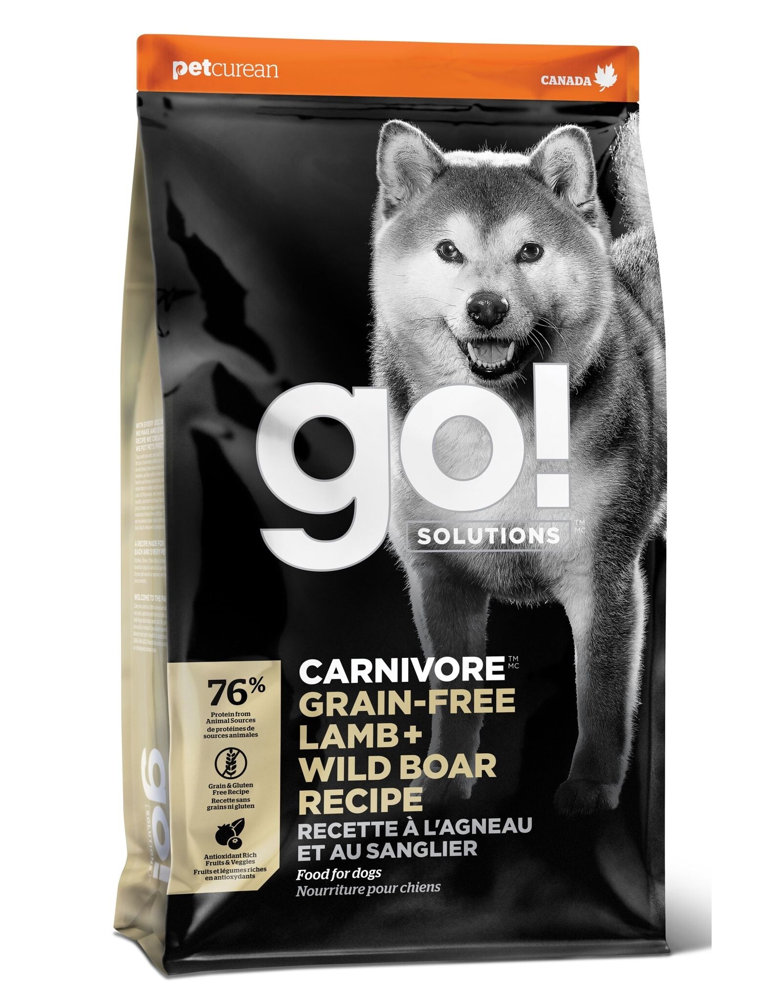 Go Solutions Go Carnivore Grain Free Lamb Wild Boar Dog food