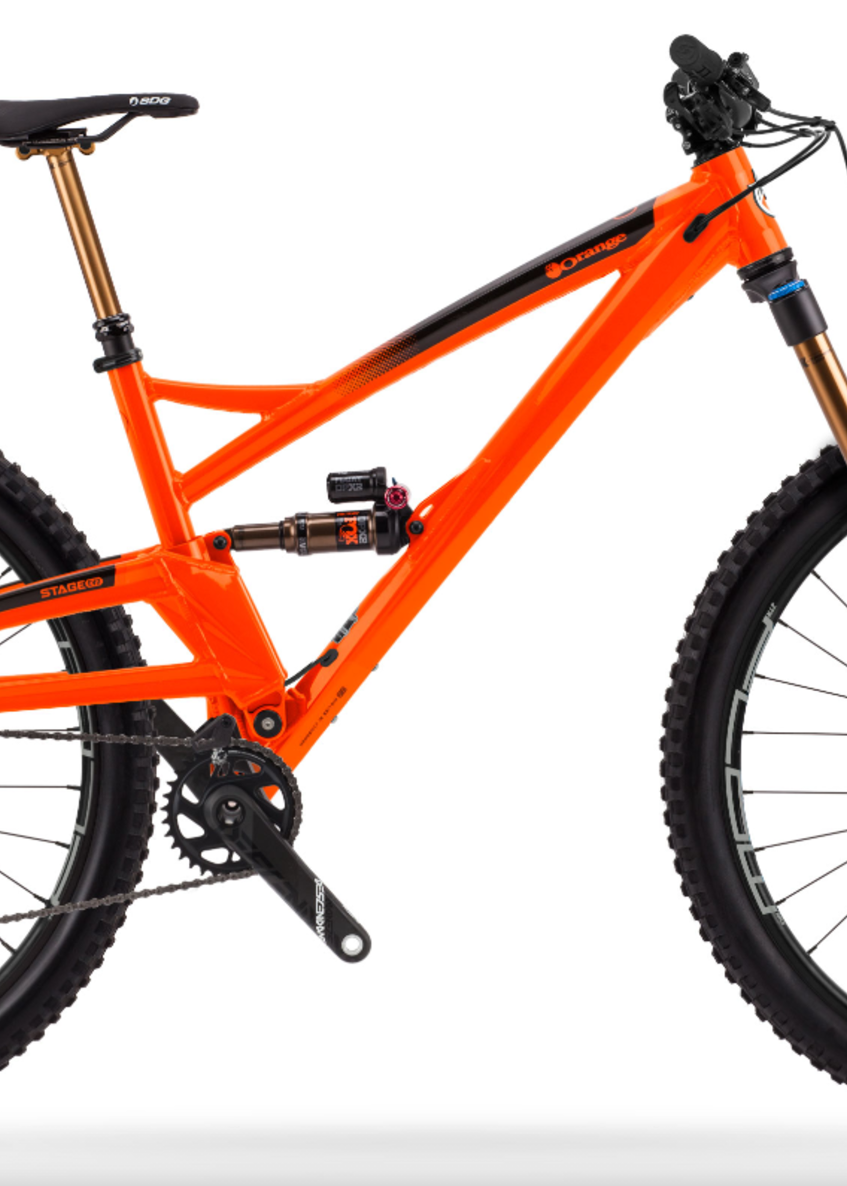 Orange Mountain Bikes Orange Stage Evo Factory Fizzy Orange L