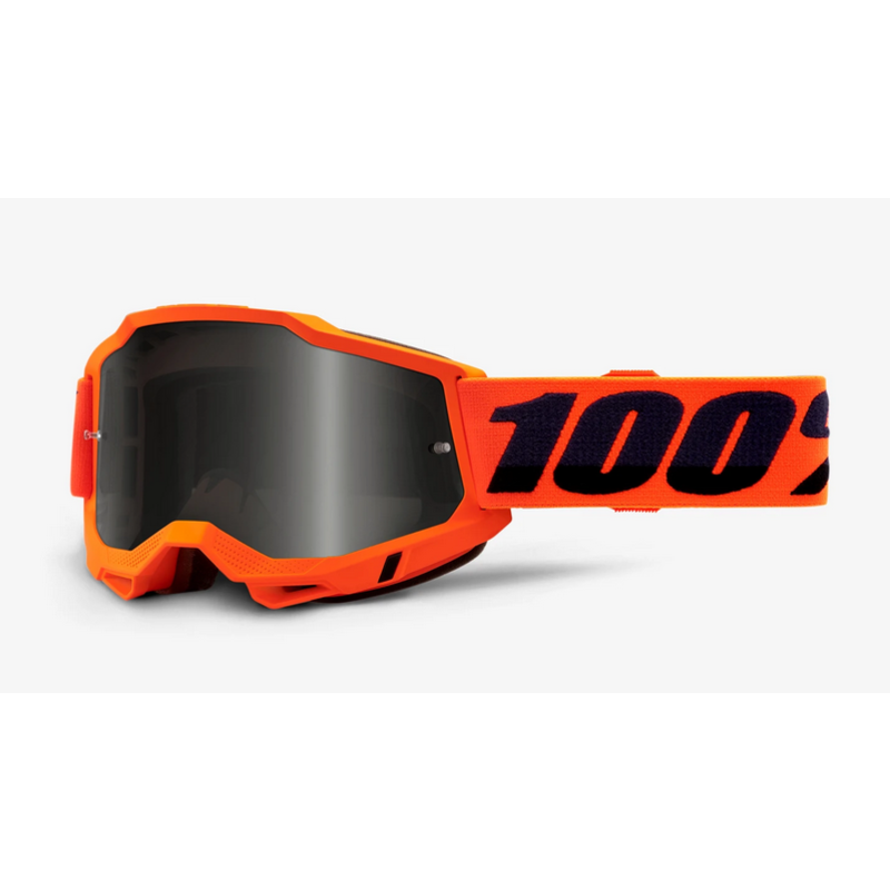 100% 100% ACCURI 2 Sand Goggle Neon Orange - Smoke Lens