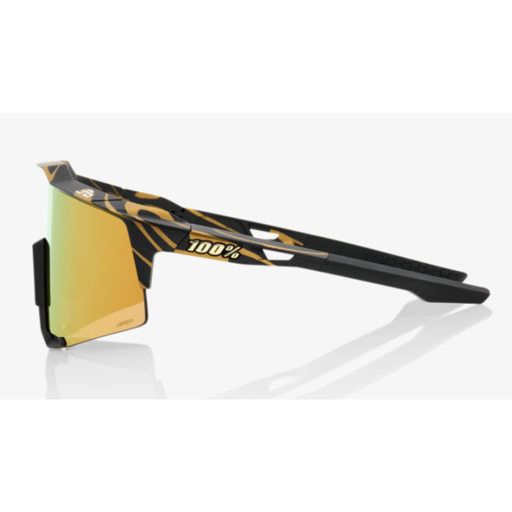 100% 100% Speedcraft - Peter Sagan LE Metallic Gold Flake HiPER Gold Mirror  Lens