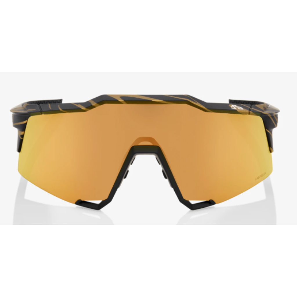 100% 100% Speedcraft - Peter Sagan LE Metallic Gold Flake HiPER Gold Mirror Lens