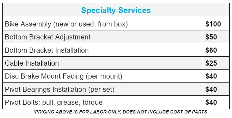 specialty services