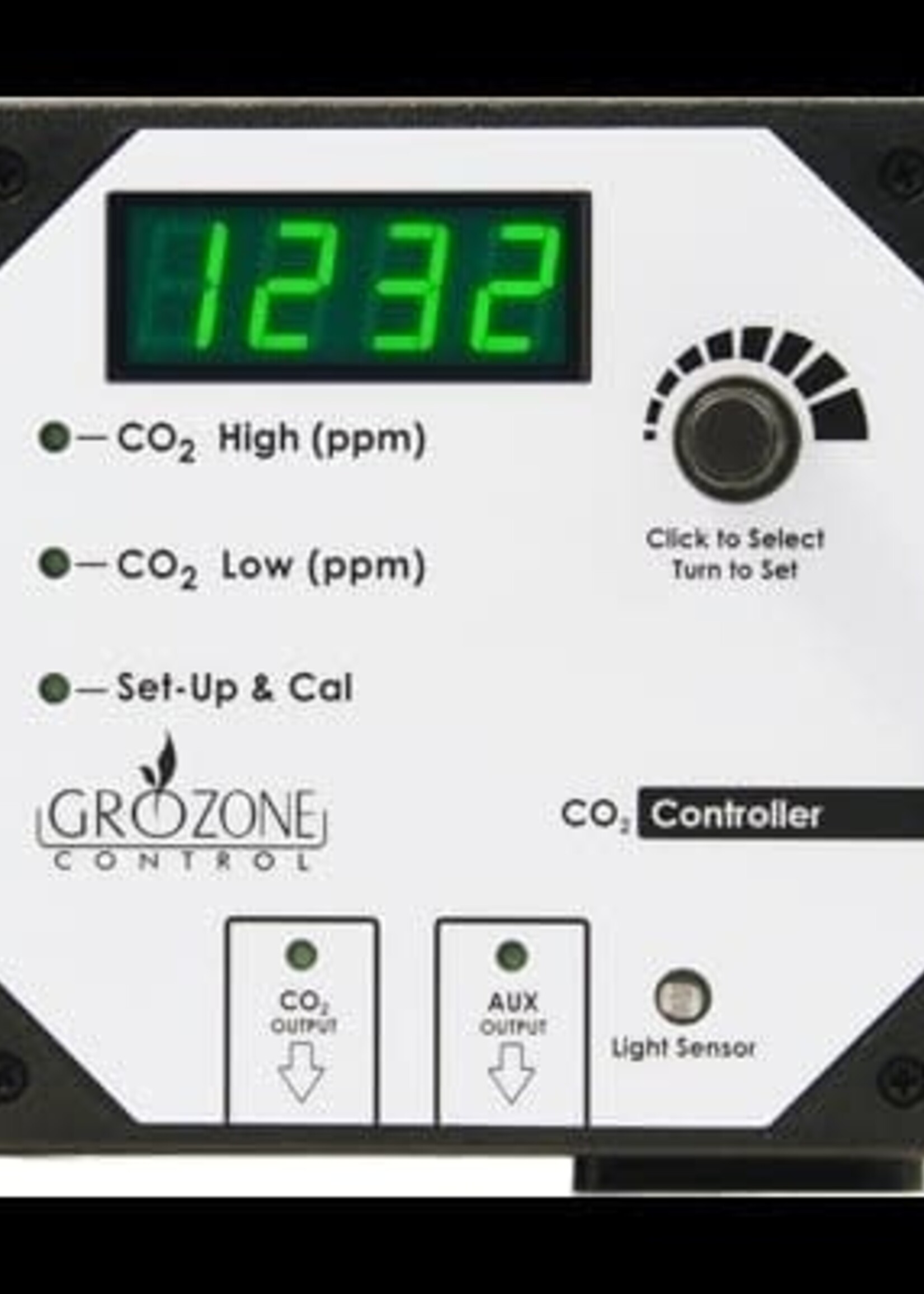 Grozone CO2 Controllers - Controllers - CO2 Contoller 0 - 5000 ppm with AUX output & High Temp Control