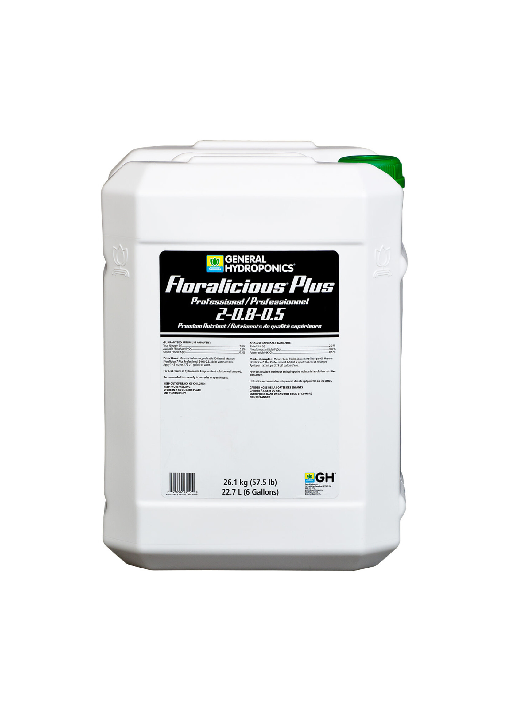 General Hydroponics GH Floralicious Plus 6 Gallon