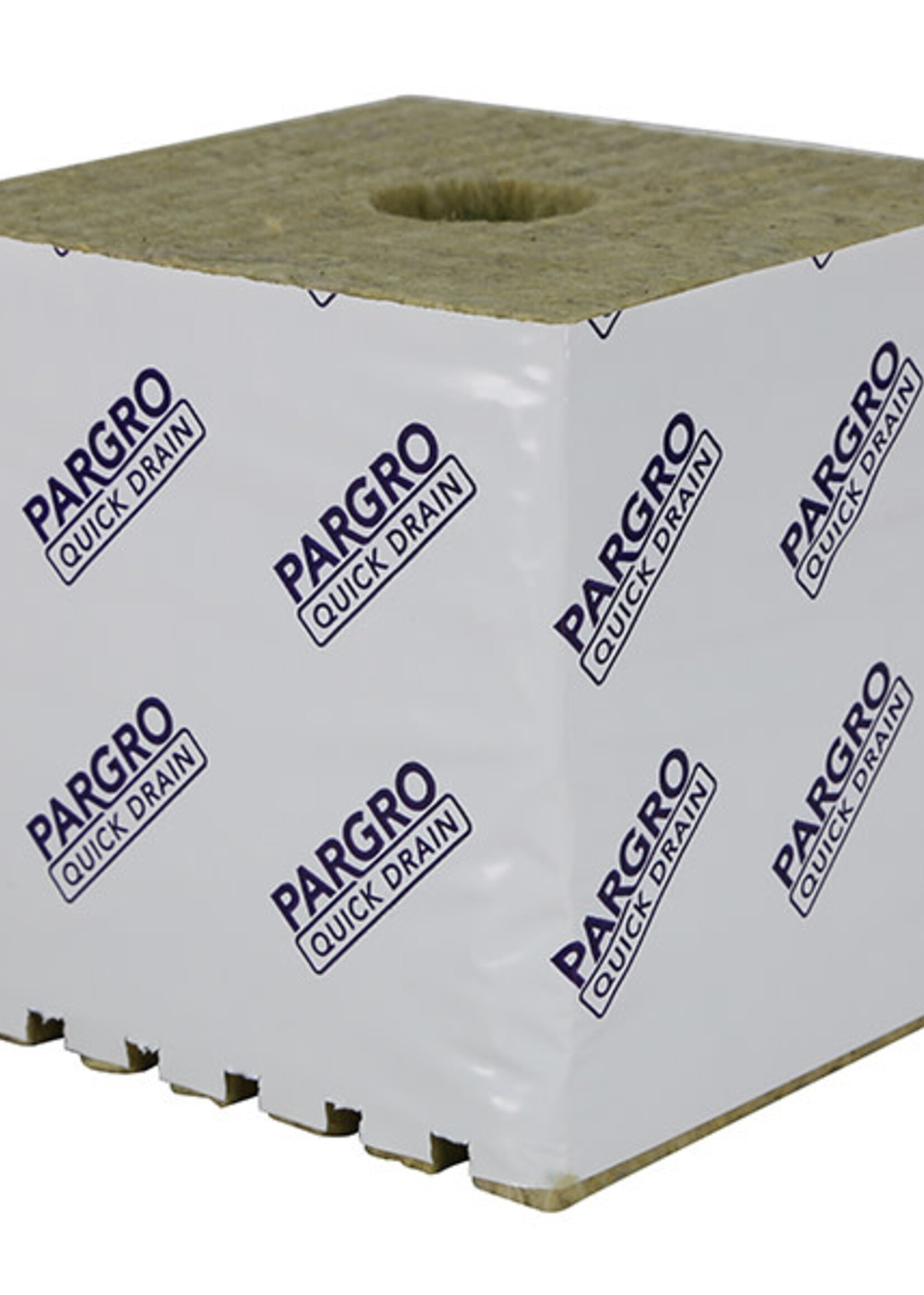 Grodan Grodan Pargro QD Biggie Block 6 in x 6 in x 6in w/ Hole (64CT)