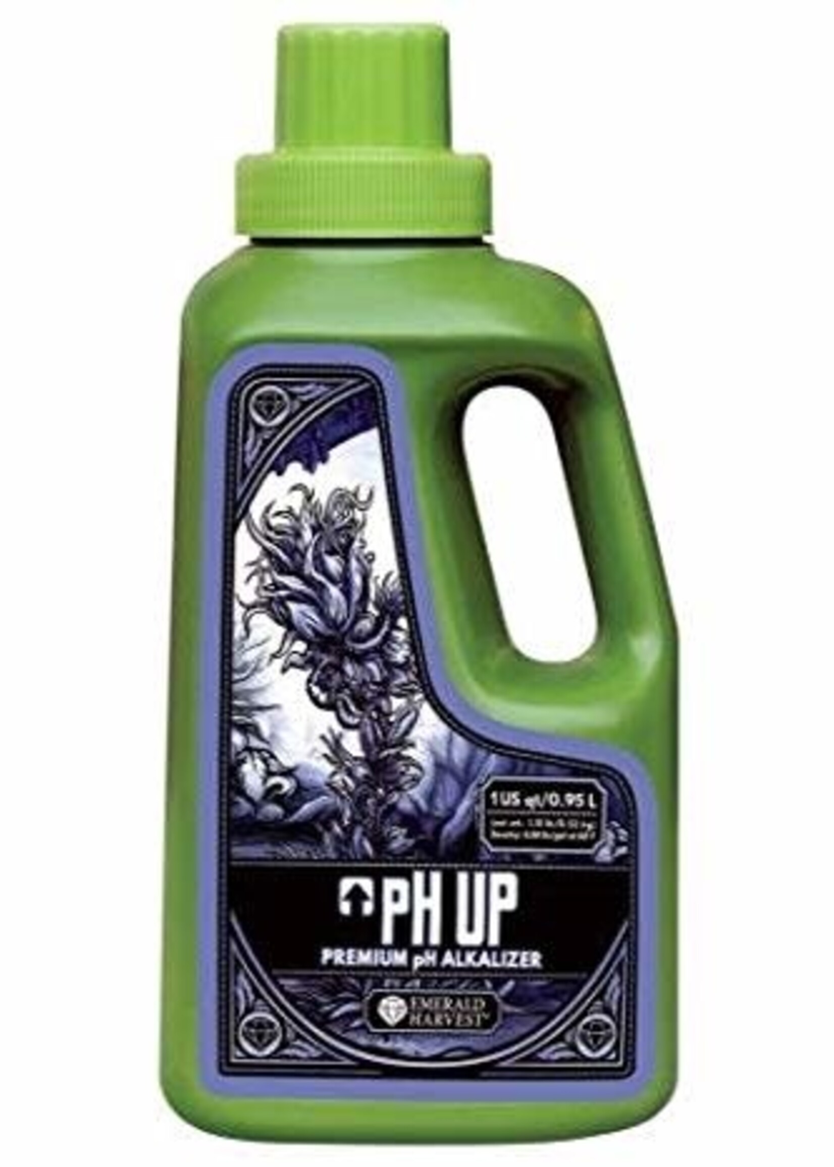 Emerald Harvest Emerald Harvest pH Up Quart/0.95 Liter (12/Cs)