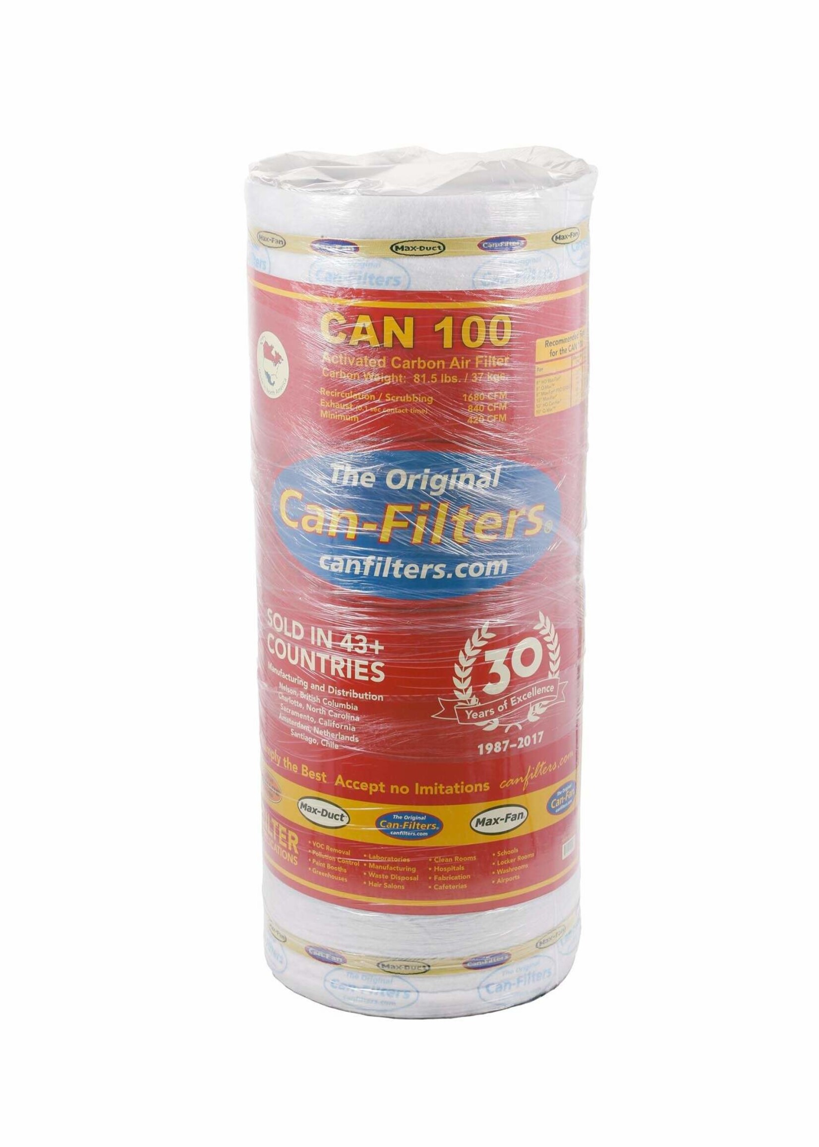 Can Fan Can-Filter 100 w/ out Flange 840 CFM