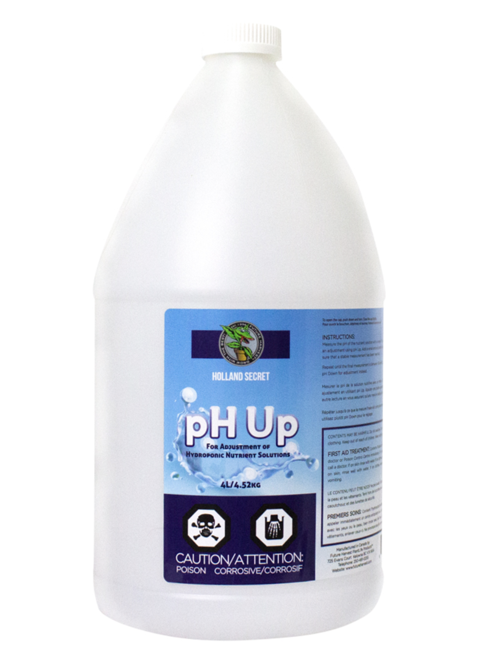 Future Harvest Ph Up 4 Litre / 1 gallon Furture Harvest