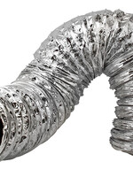 Ideal Air Ideal-Air Supreme Silver / Black Ducting 6 in x 25 ft