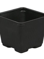 Gro Pro Square Plastic Pot Black 4 in (880/Cs)