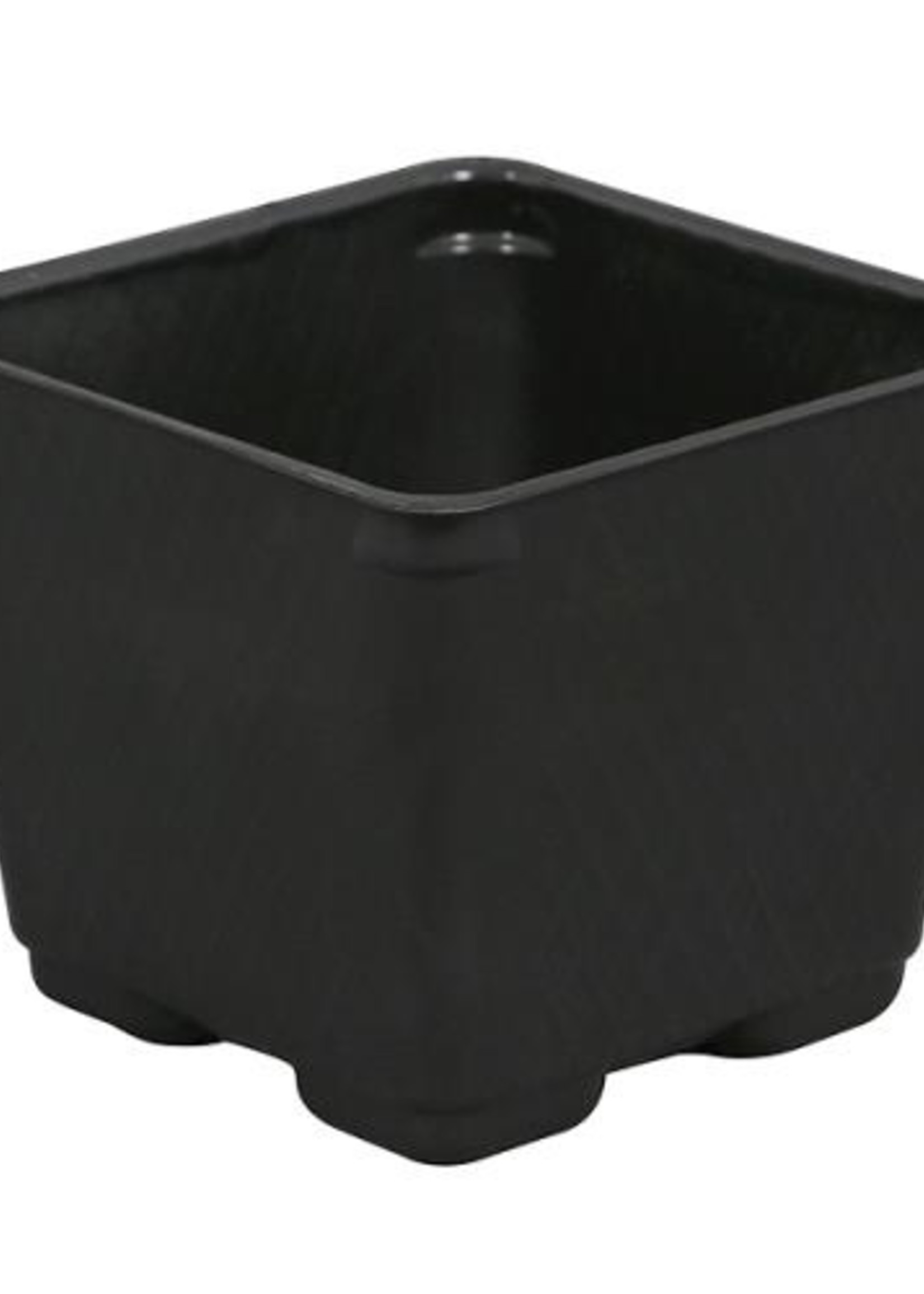 Gro Pro Square Plastic Pot Black 4 in (880/Cs)