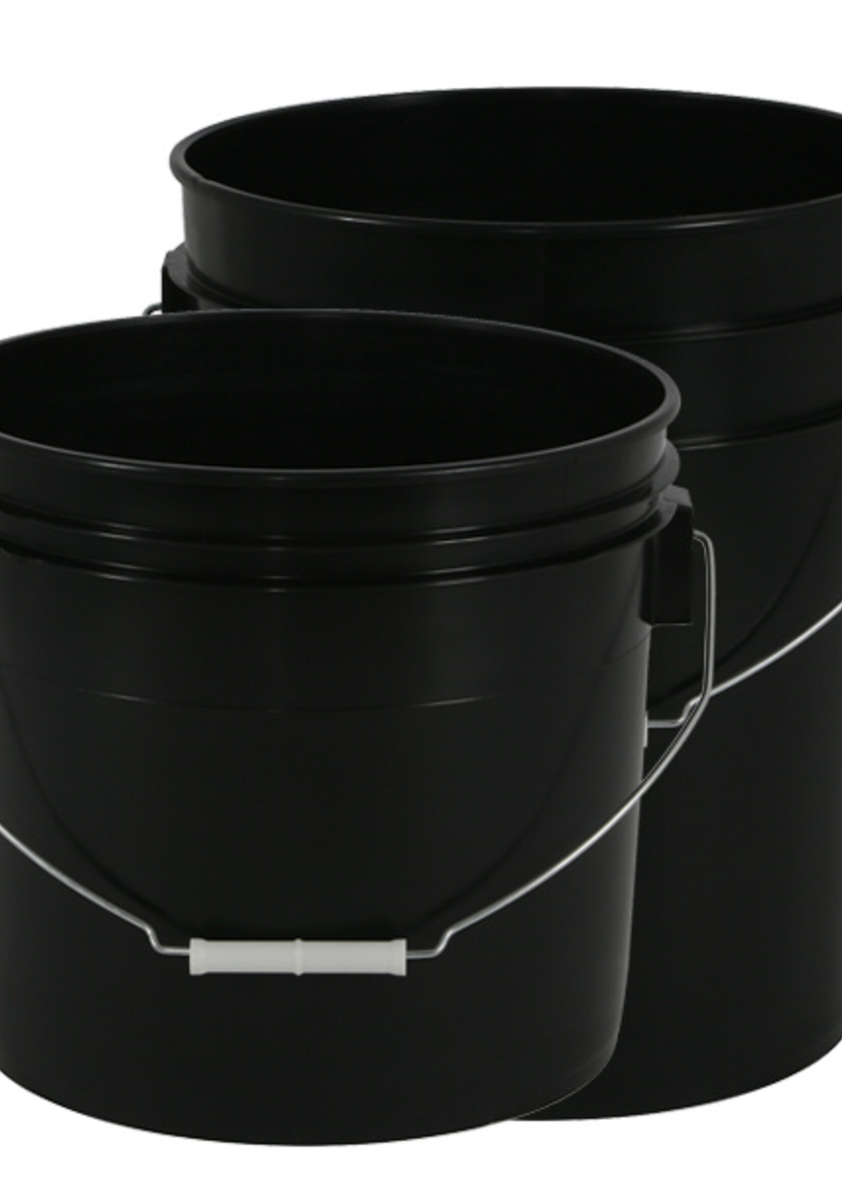 Gro Pro Black Plastic Bucket 5 Gallon