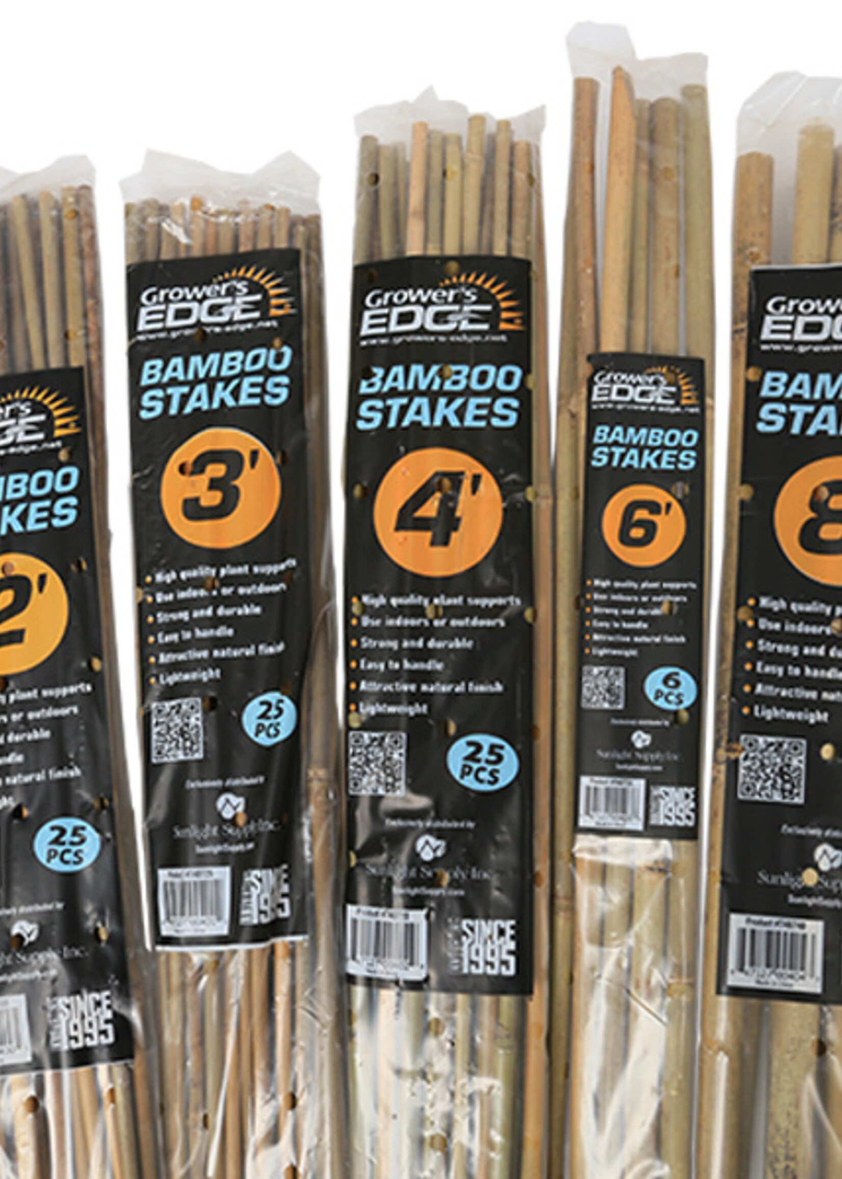 Growers Edge Grower's Edge Natural Bamboo 3 ft - 25/Bag