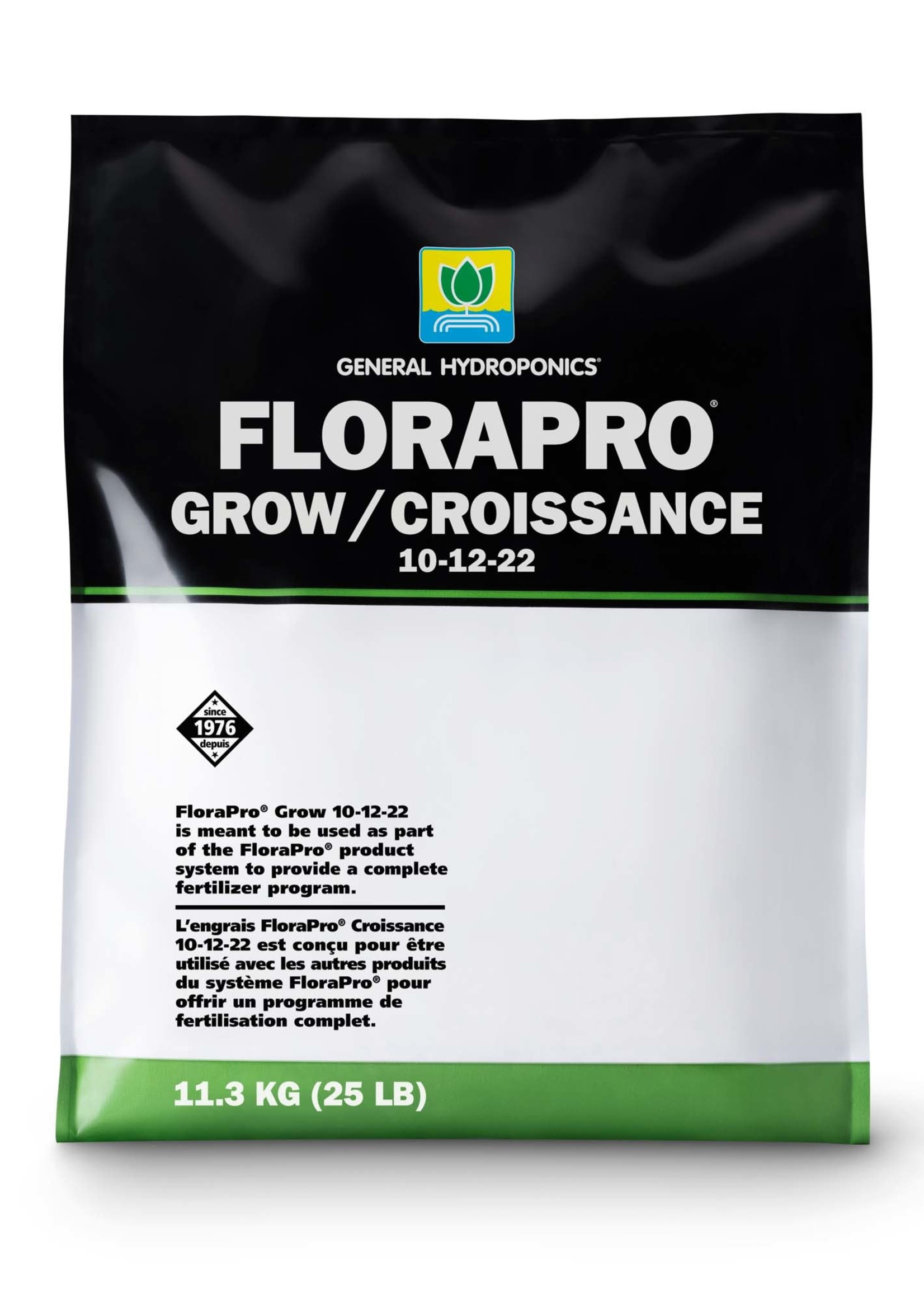 General Hydroponics GH FloraPro Grow CDN 25 lb (80/Plt)