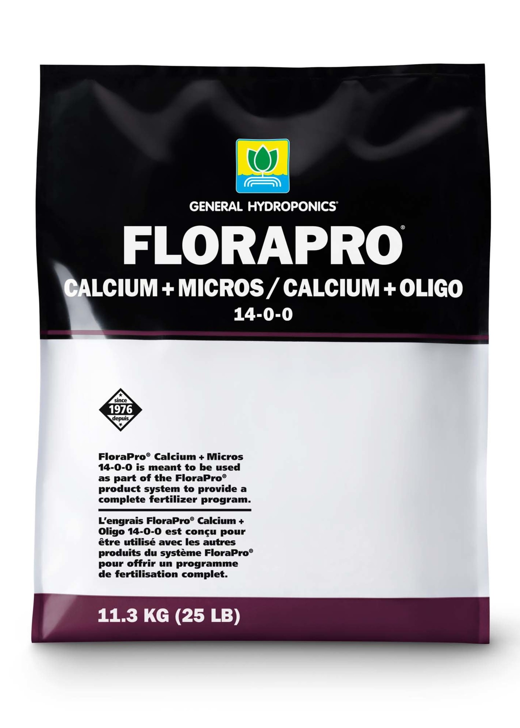 General Hydroponics GH FloraPro Ca + Micros CND 25LB (80/Plt)