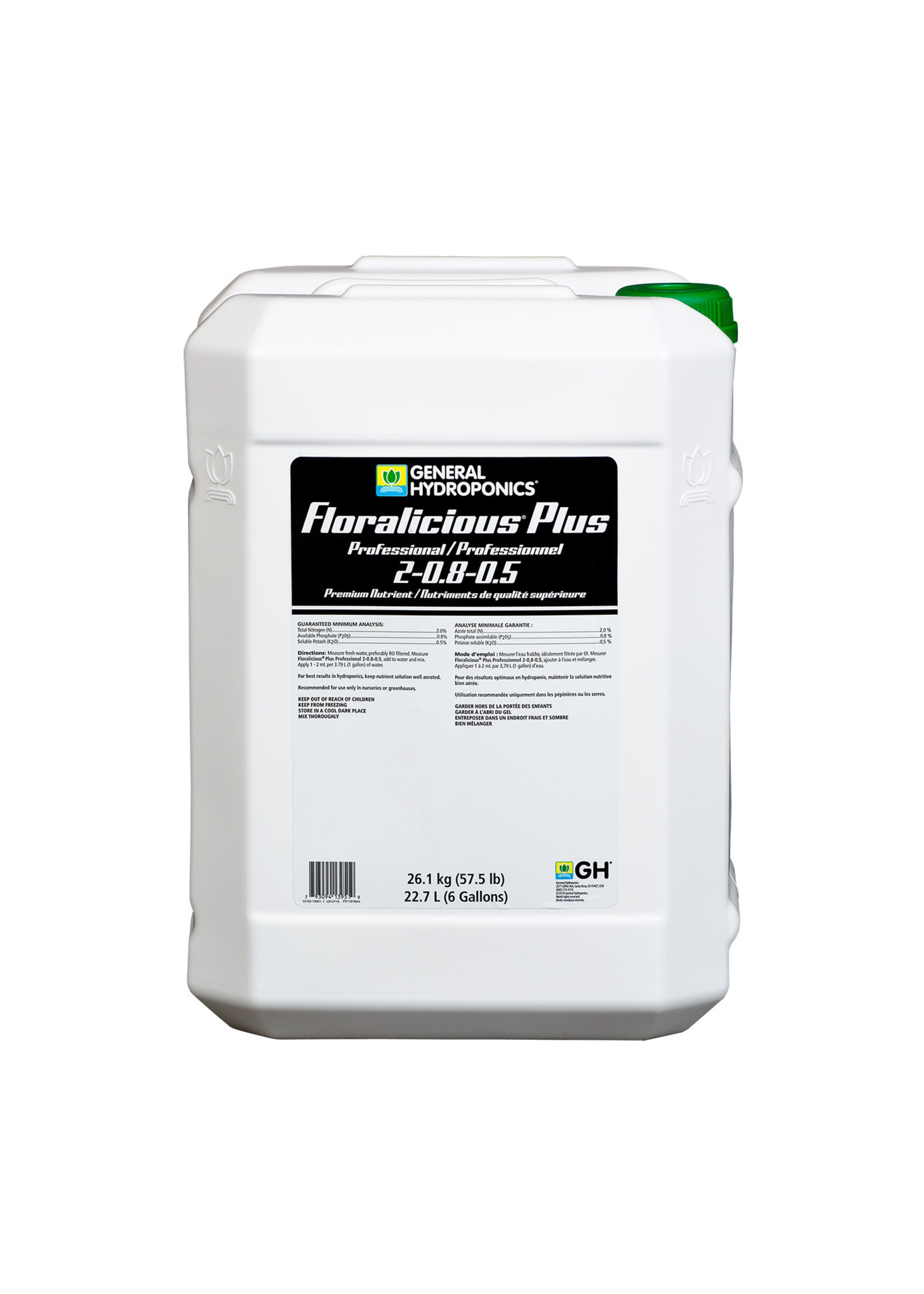 General Hydroponics GH Floralicious Plus Pro 6 Gallon