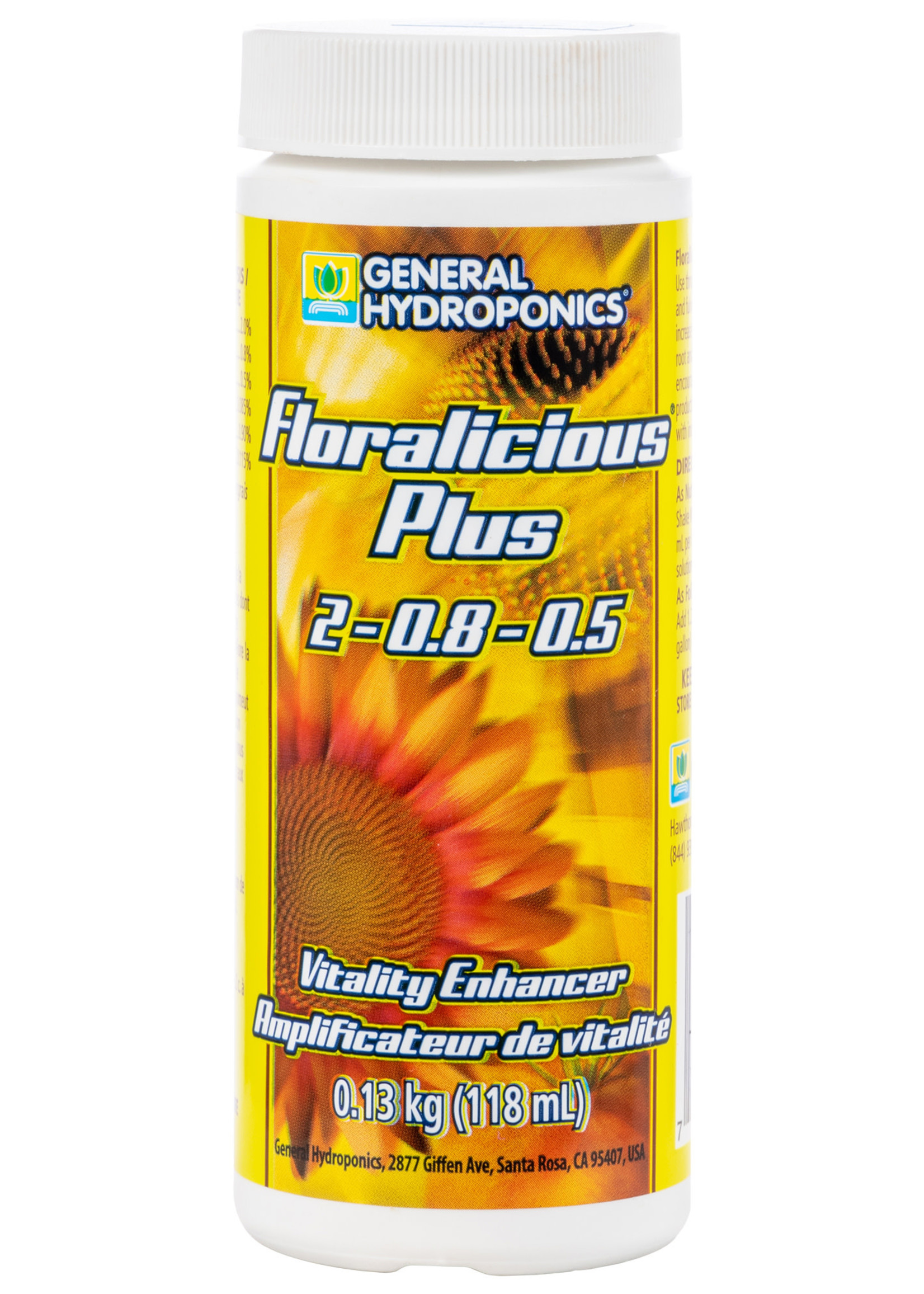 General Hydroponics FLORALICIOUS PLUS 4OZ