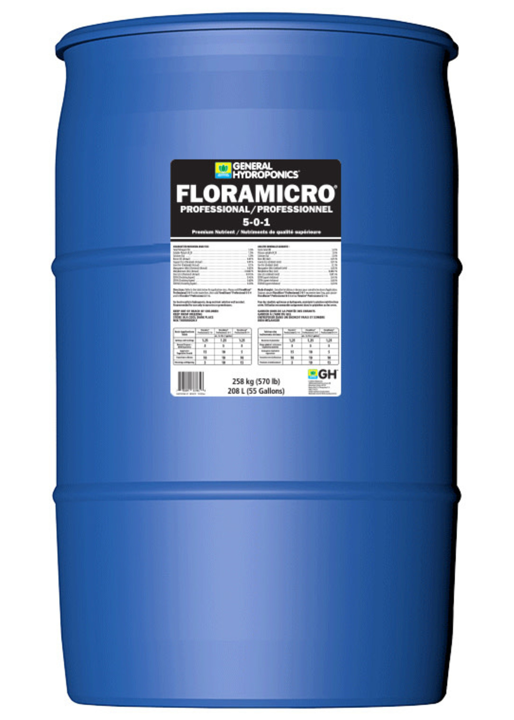 General Hydroponics FLORAMICRO PRO CDN 55GAL/1