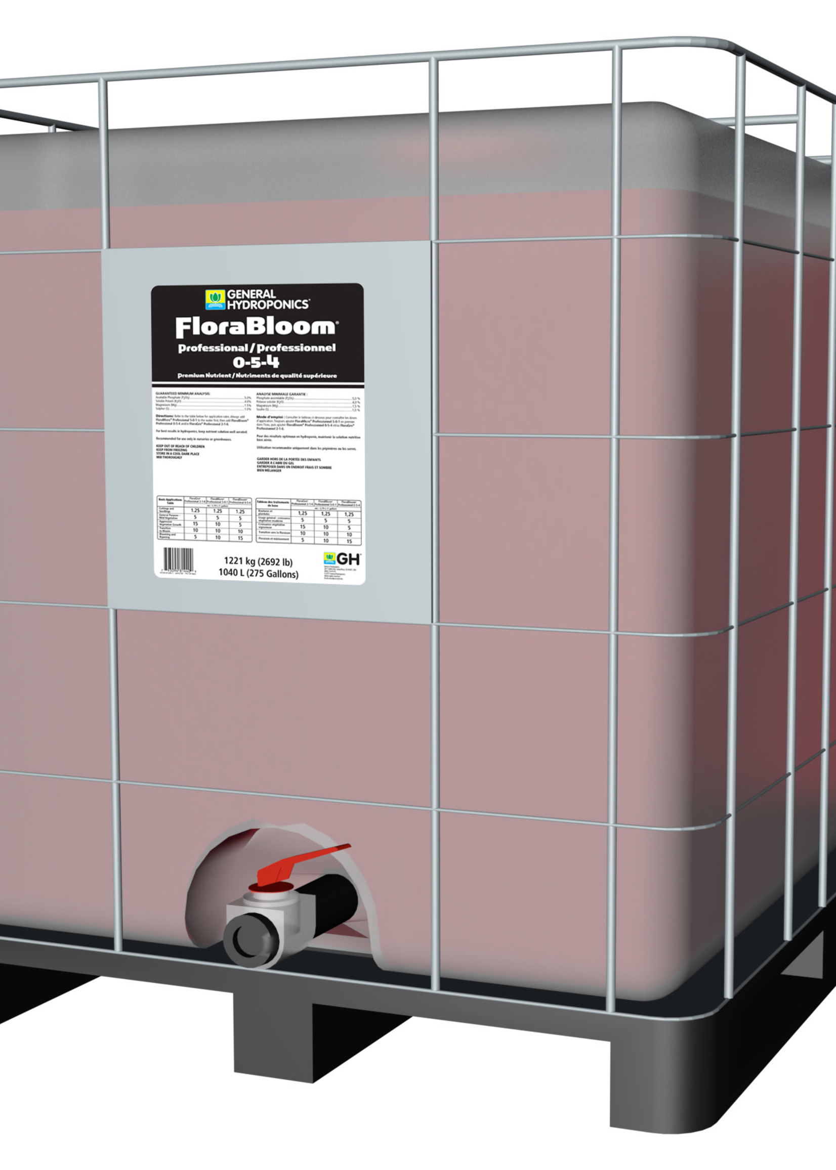 General Hydroponics GH FloraBloom Pro 275 Gallon