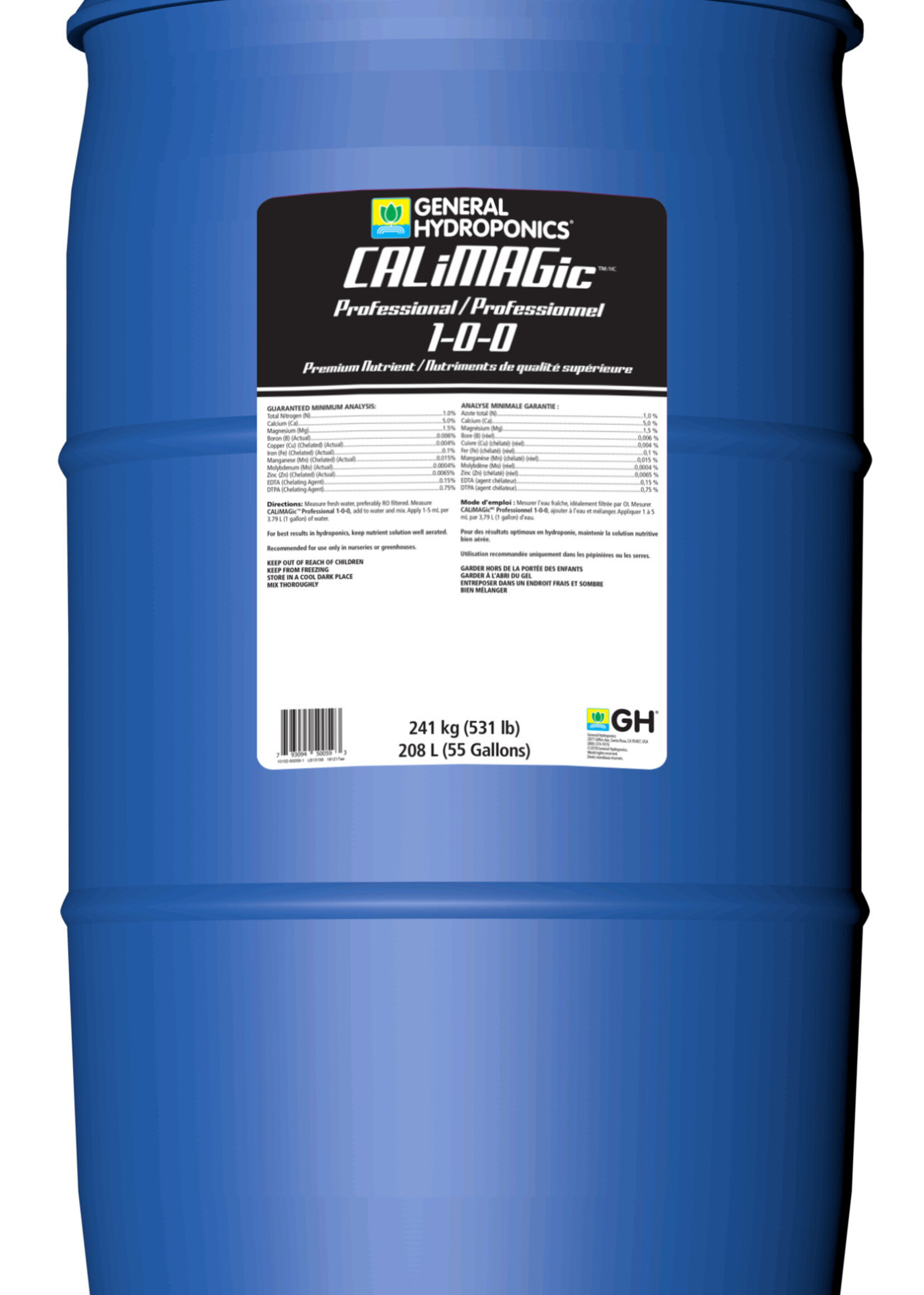 General Hydroponics GH CaliMagic Pro 55 Gallon