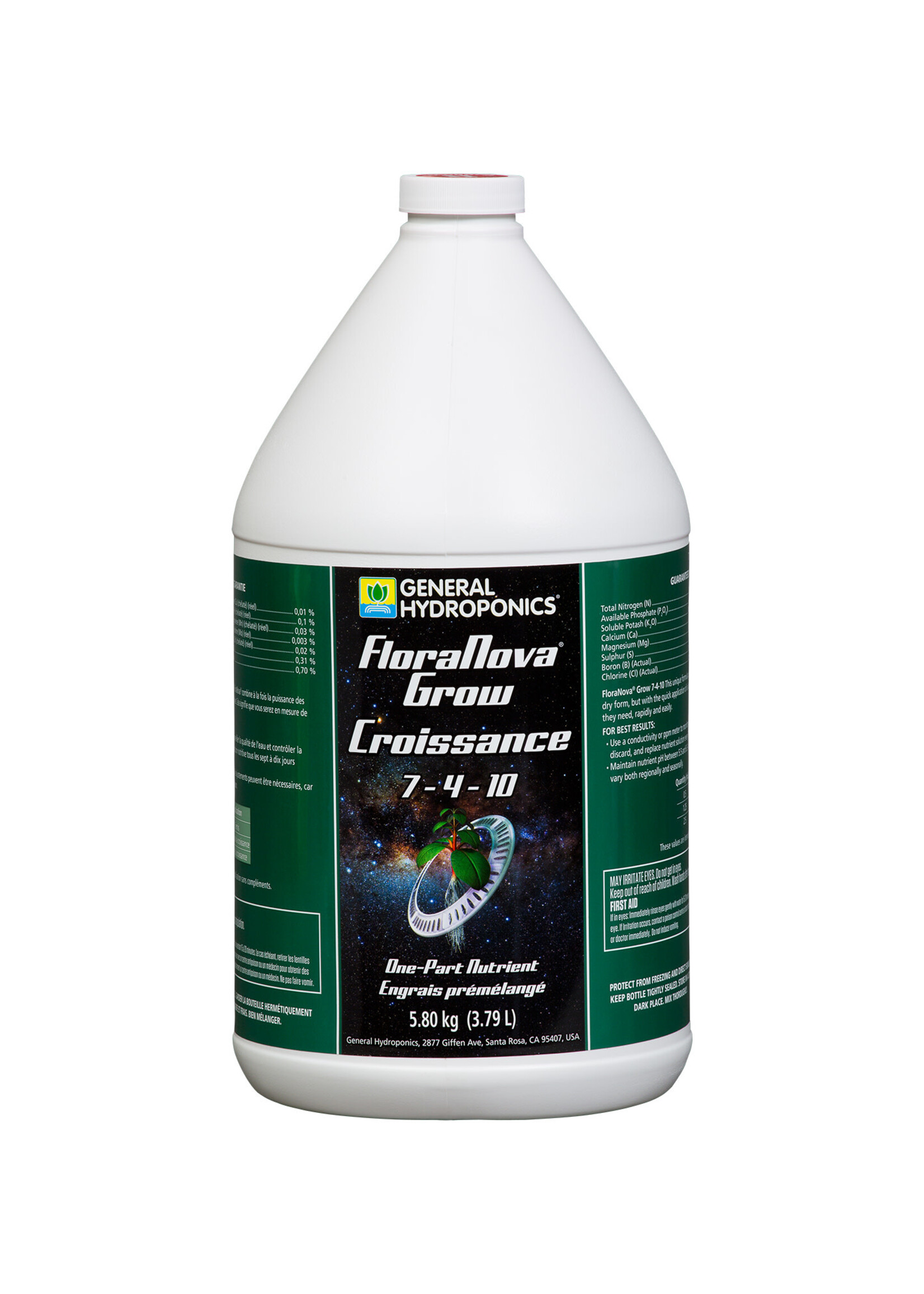 General Hydroponics GH FloraNova Grow Quart (12/Cs)