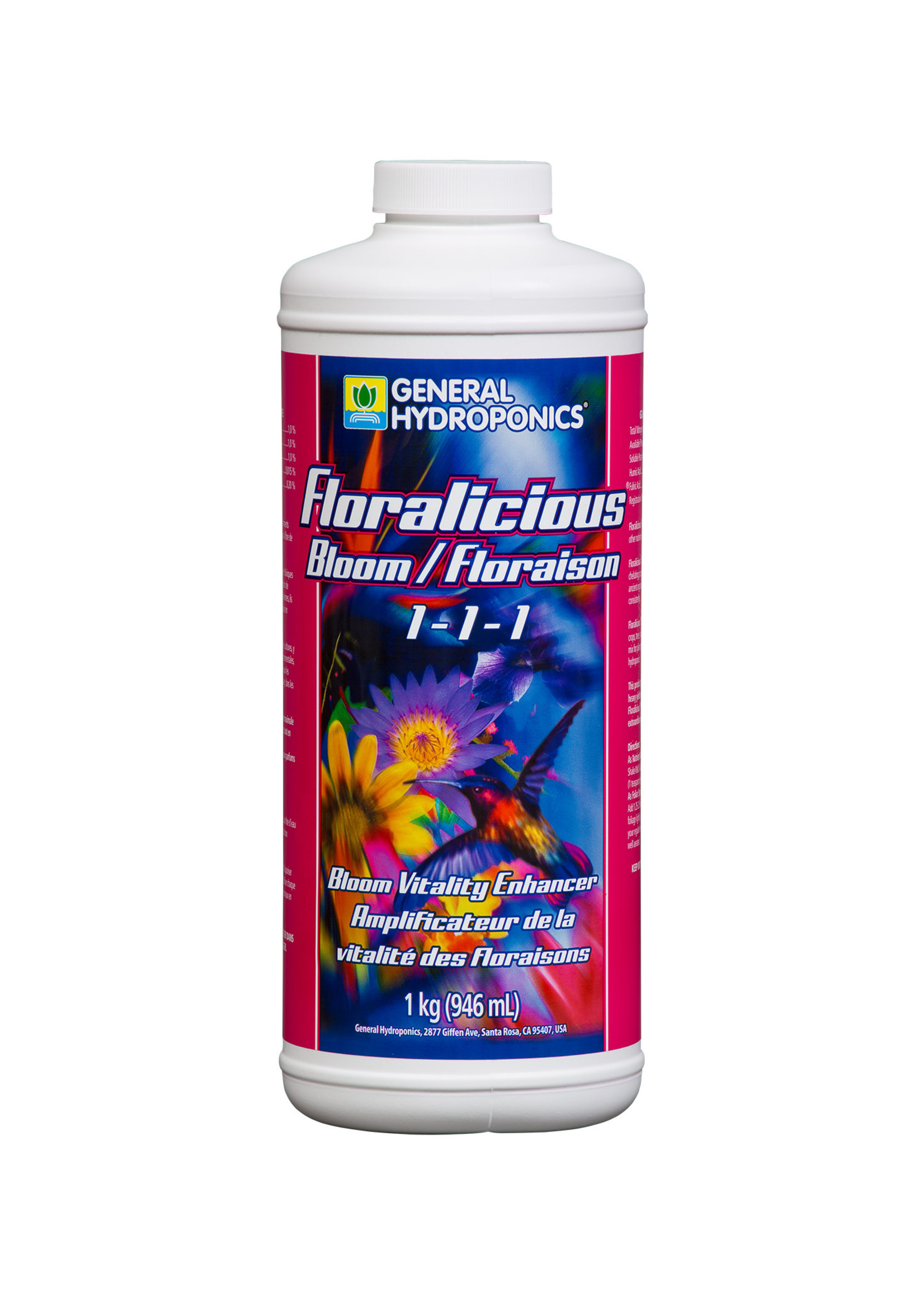 General Hydroponics GH Floralicious Bloom Gallon (4/Cs)