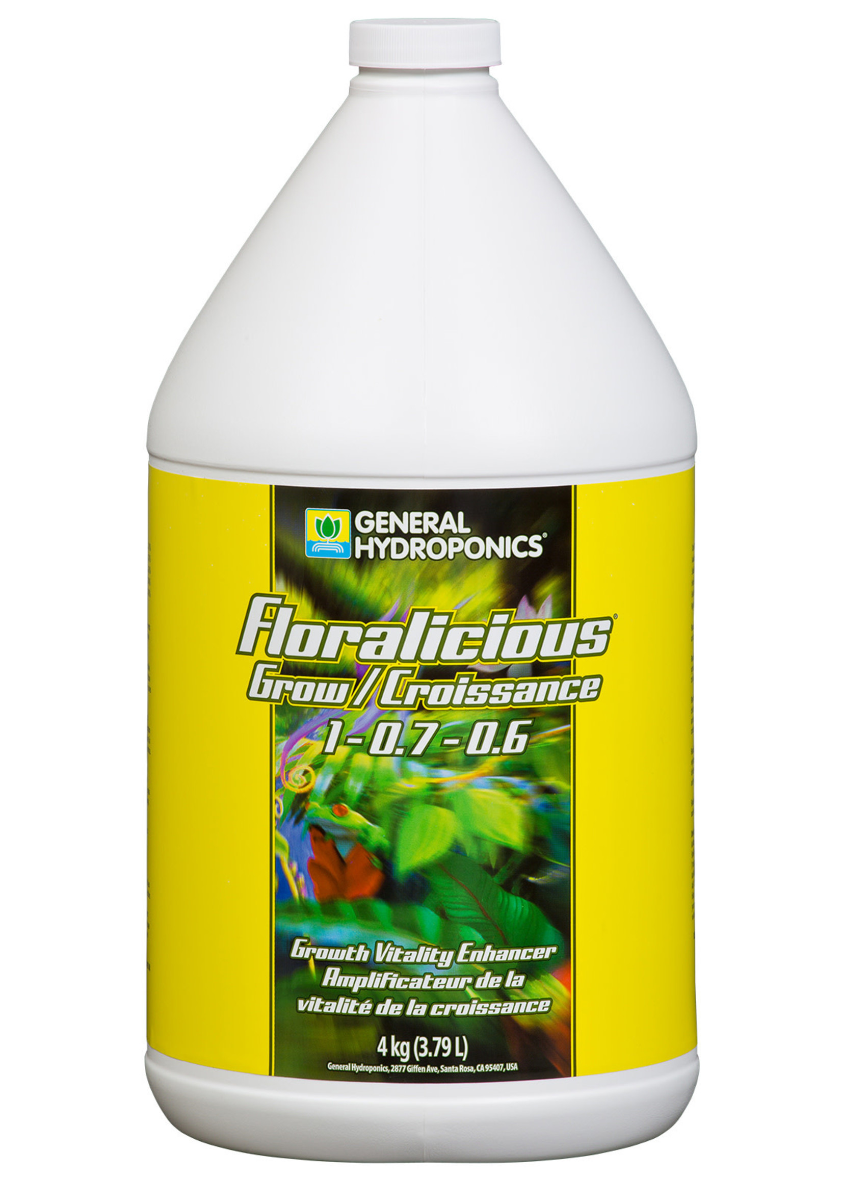 General Hydroponics GH Floralicious Grow Gallon (4/Cs)