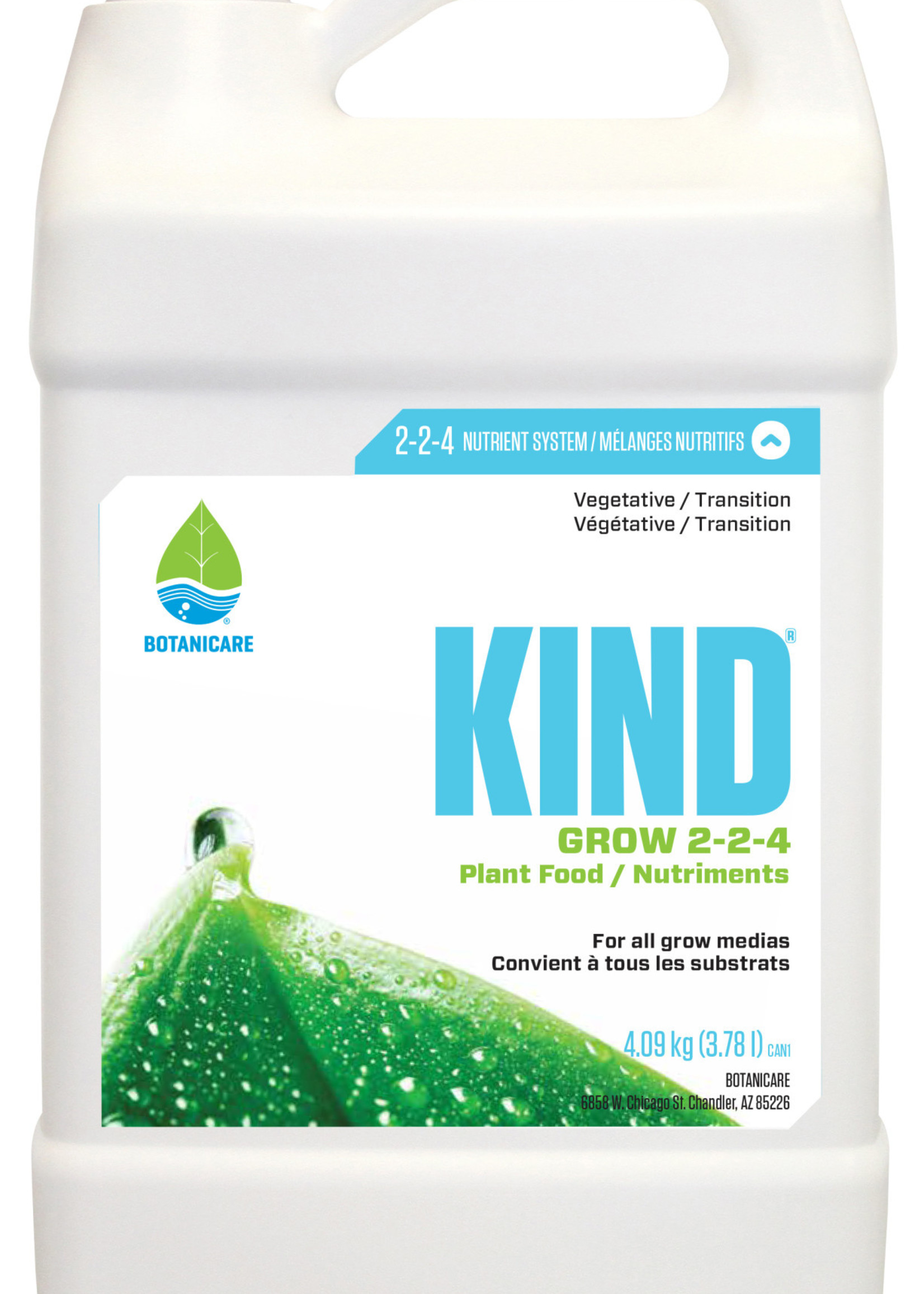 Botanicare Botanicare Kind Grow Gallon (4/Cs)