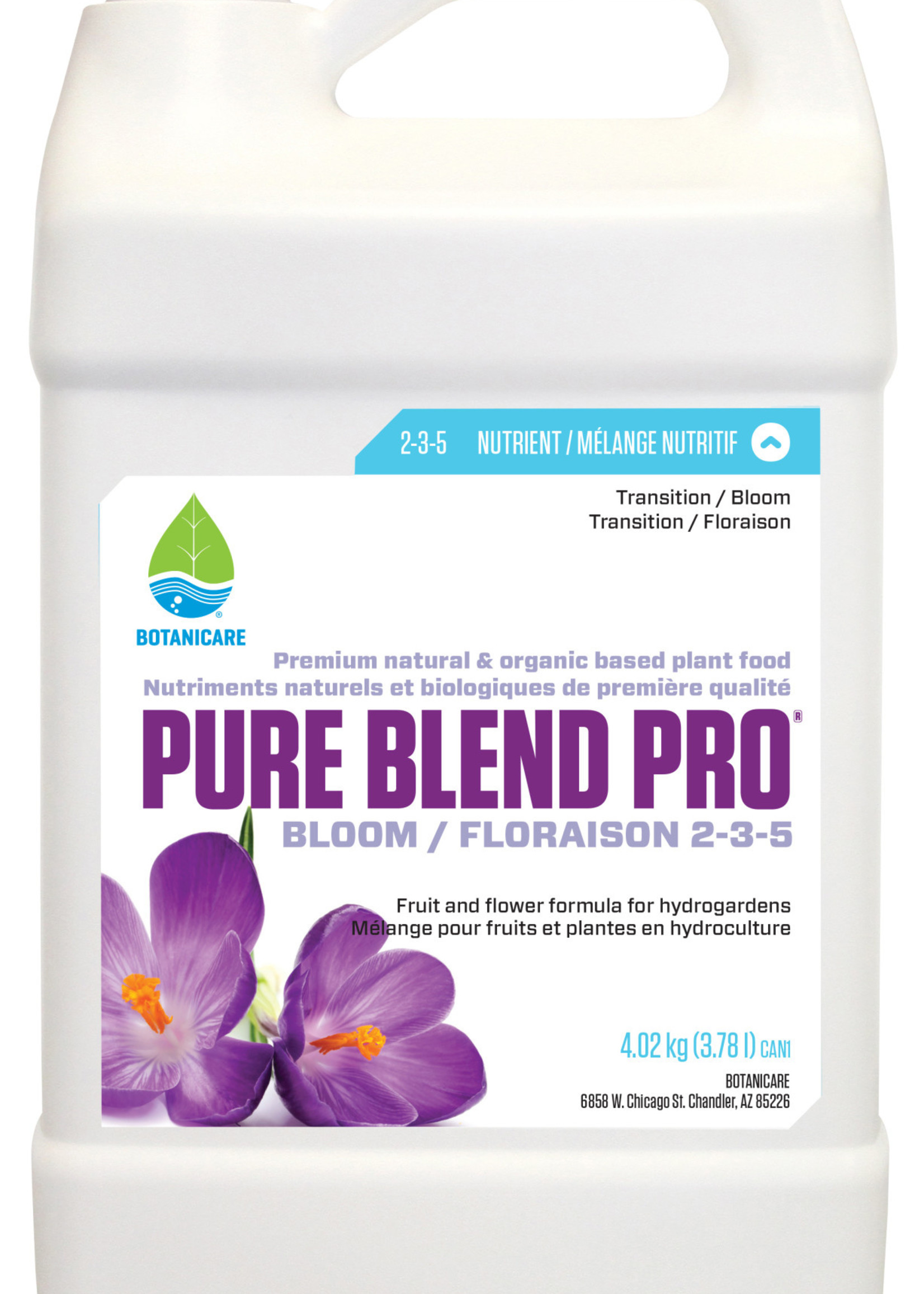Botanicare Botanicare Pure Blend Pro Bloom 2.5 Gallon (2/Cs)