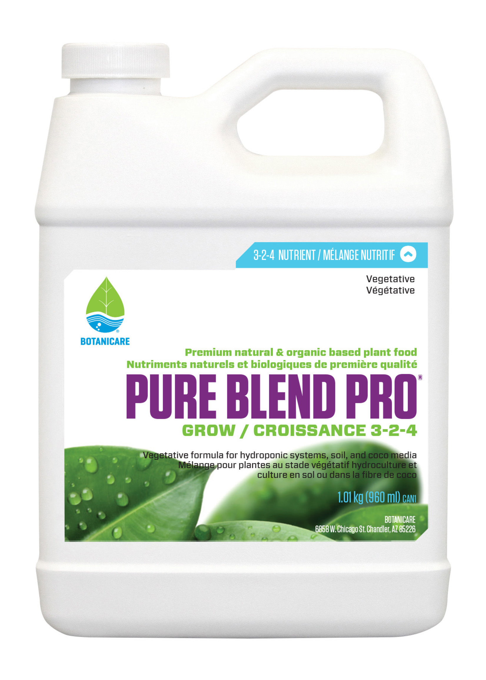 Botanicare Botanicare Pure Blend Pro Grow Quart (12/Cs)