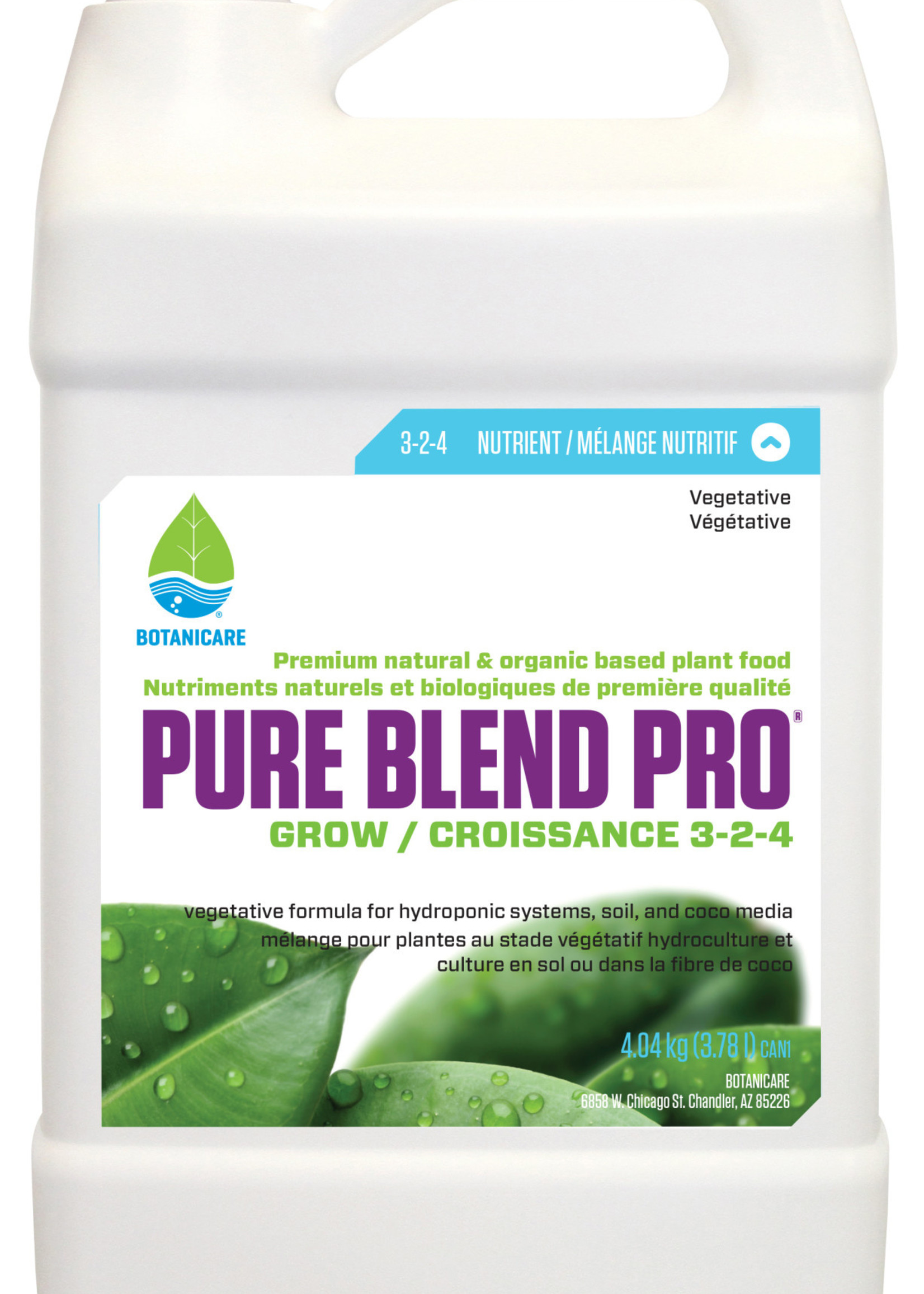 Botanicare Botanicare Pure Blend Pro Grow Gallon (4/Cs)