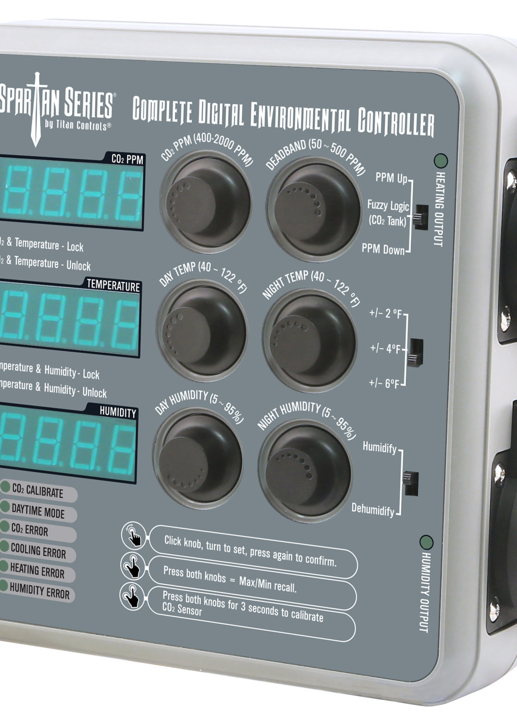 Titan Controls Titan Controls Spartan Series Complete Digital Environmental Controller (Temperature, CO2 and Humidity)